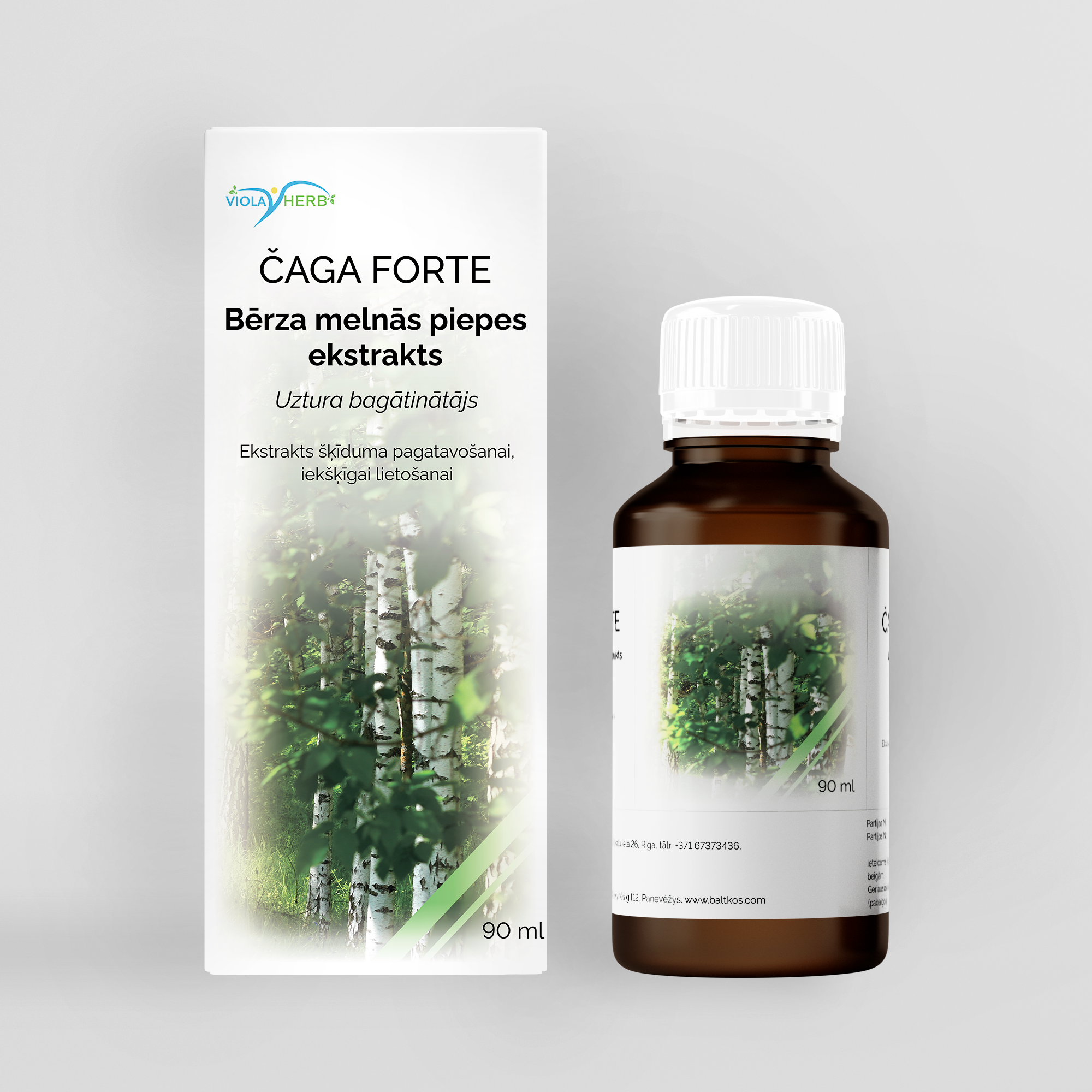 Befungin FORTE - Extrakt z brezovej huby - aga (Ryavec ikm) 90 ml