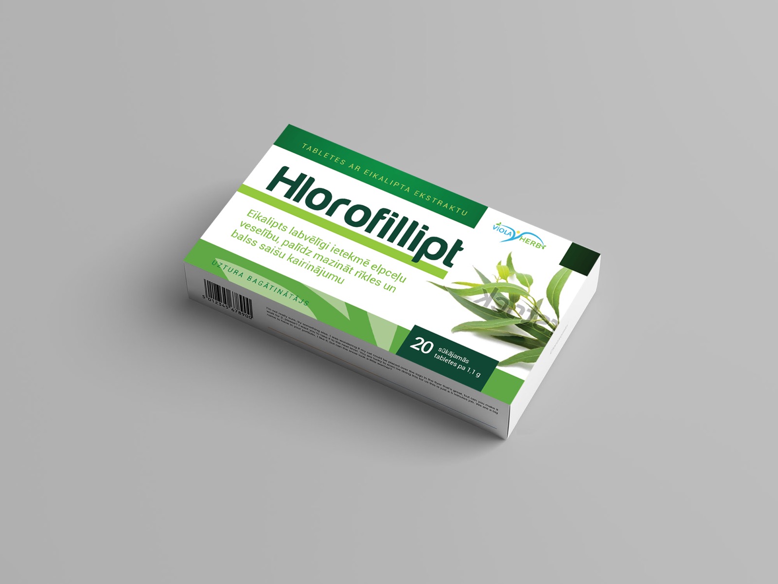 CHLOROFILLIPT - EUKALYPTOV tablety pre hrdlo 20 tbl x 1.1 g