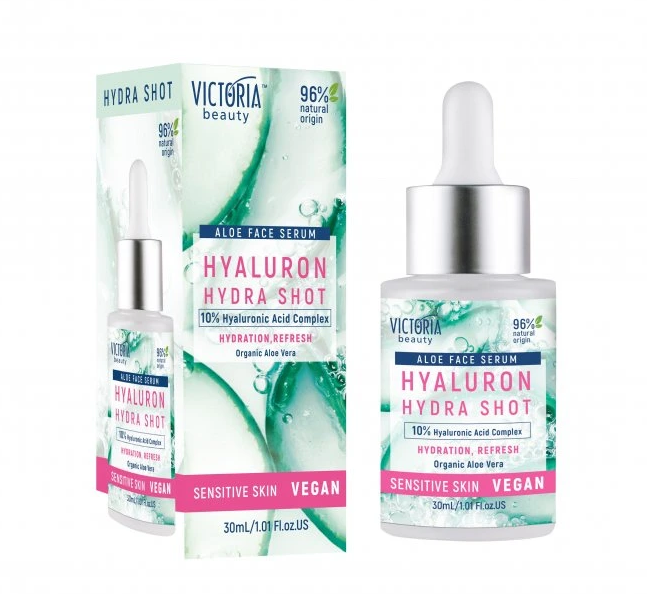 Victoria Beauty Hyaluron hydra shot Hydratan srum s aloe vera a kyselinou hyalurnovou 30 ml