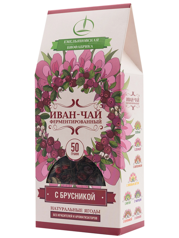 Fermentovan aj Ivan sypan - Kyprina zkolist(vrbovka zkolist) s Brusnicami 50g