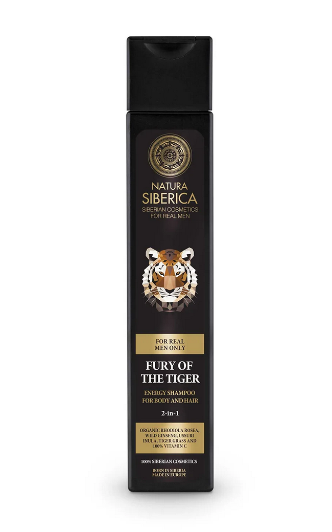 Natura Siberica Men REV TIGRA Energizuj�ci sprchov� g�l a �amp�n 2v1 250ml d.s:06.02026