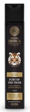 Natura Siberica Energizujci ampn pre telo aj vlasy 2 v 1 Zrivos tigra 250ml