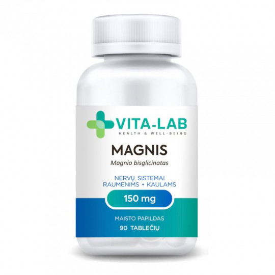 VITALAB MAGN�ZIUM BISGLICIN�T 90 tabliet (150mg)