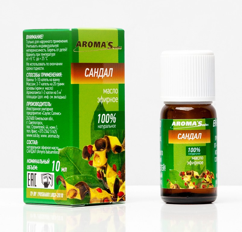 AROMASaules 100 % �terick� olej Santalov� drevo 10ml 