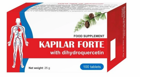 KAPIL�R FORTE v��ivov� doplnok s dihydroquercet�nom, 100 tabliet 
